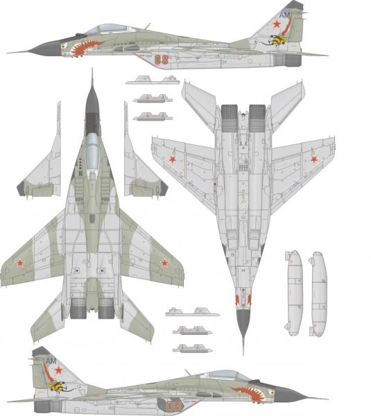 MiG-29, 2nd Flight, 1521st AB, Soviet Union, Mary Air Base-1, Soviet Union, 1991-1992