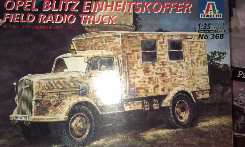 Italeri Opel Blitz Einheitskoffer Field Radio Truck - 13000Ft

Italeri Opel Blitz Einheitskoffer Field Radio Truck - 13000Ft