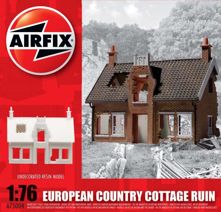 European Country Cottage Ruin; gyanta + maratás