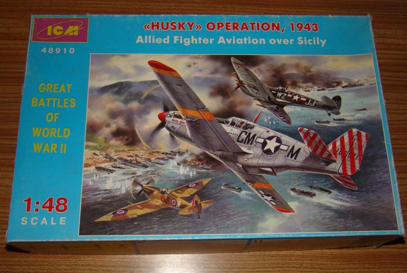 Husky 1×P-51 és 2×Spitfire 1/48