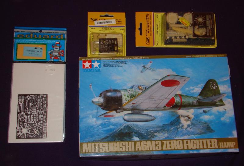 A6M3+

Tamiya 1/48 A6M3 Zero HAMP + CMK belső + CMK Motor + Eduard külső-belső