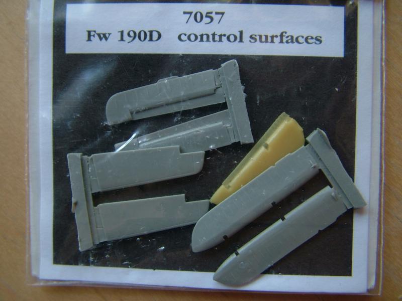 Focke Wulf Fw 190D - Control Surfaces Aires 7057 1/72