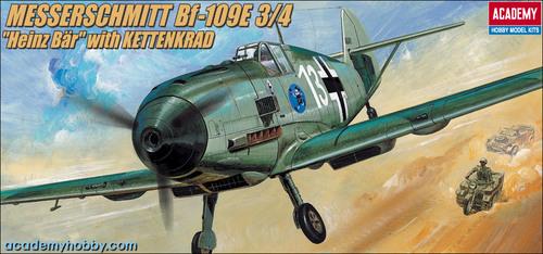 Messerschmitt Bf-109E-3/4; a Kettenkrad hiányzik belőle!