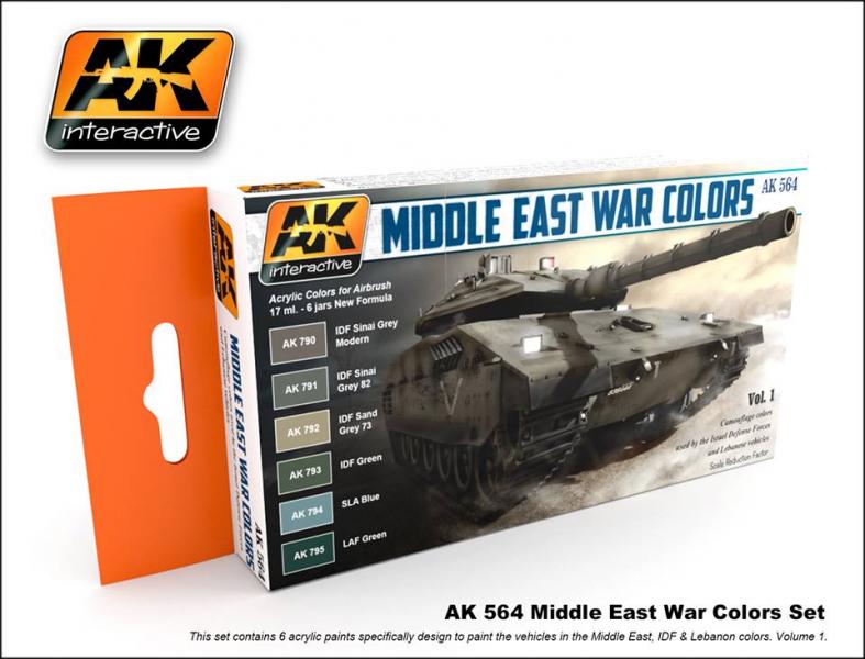 middle east war colors