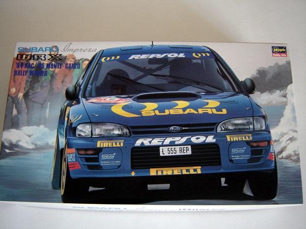 Hasegawa Subaru Impreza WRX,1:24,7000 forint(ez már komolyabban van elkezdve,nagy hátsó szárnnyal,alapozva,Érdi féle matricával)