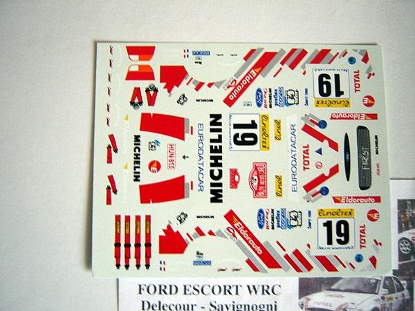 Ford Escort WRC Delecour matrica,CB.COM,1500 forint