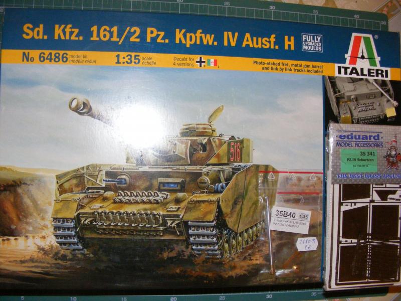 italeri Pz IV H+RB cső+Edu 35341  11.000 Huf