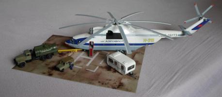 Mi-26+saját vontató rúd,lakókocsi,TZ-8 üza szállító
