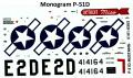 Monogram 48 P-51D matrica