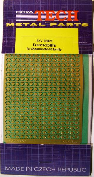 Duckbills for Sherman M-10 family