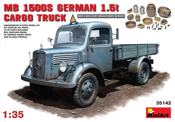 MiniArt L1500S German 1,5t 4x2 Cargo Truck