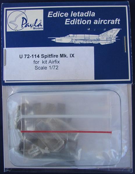 Pavla Spit IX. kieg.

1/72 Pavla Spitfire Mk. IX. külső kiegészítők
1200.-Ft