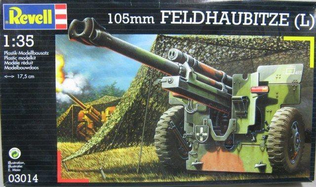 105mm FELDHAUBITZE (L)

1/35 - Revell - 105mm FELDHAUBITZE (L)
Fóliája bontatlan.
Irányár: 3500.- Ft