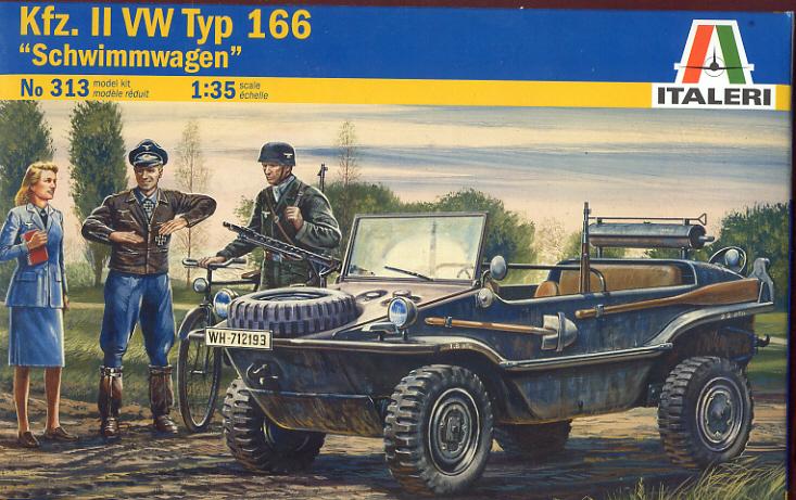 Schwimmwagen; 3 figura(2 ffi+1 nő) + bicikli