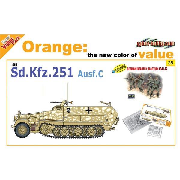 cyberhobby sdkfz 251/6 c figurákkal 7300,- + posta