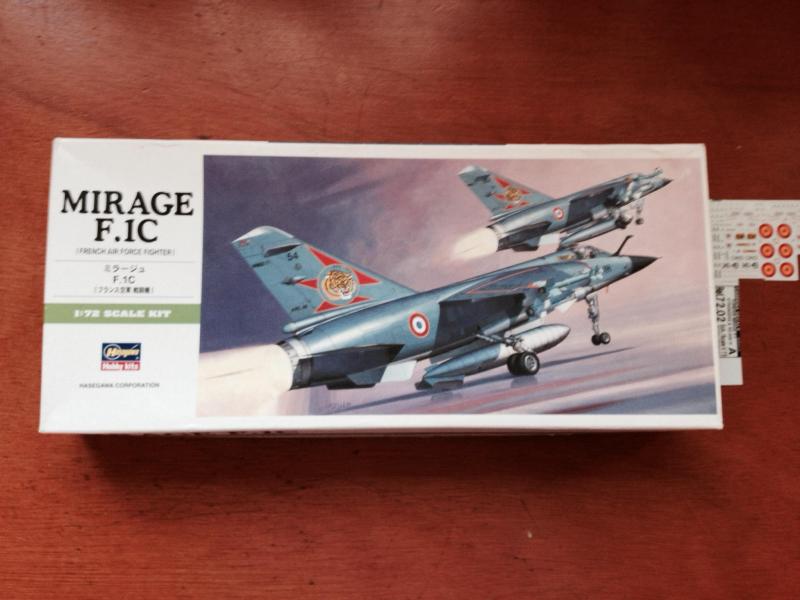 1/72 Hasegawa Mirage F-1+ gyantakabin+matrica 6000 Ft