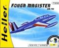 Heller Fouga Magister 4db festékkel, ragasztóval, origi 2000 Ft