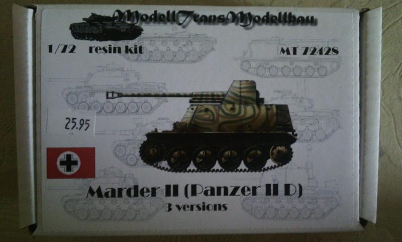 172 MODELLTRANS MARDER II. PANZER II D 3 verzió 7500,- Ft