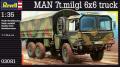 revell-man-7t-milgl-6x6-military-truck 7500ft postával