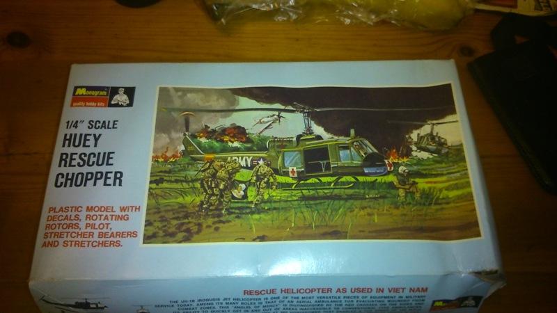 Monogram Huey Rescue Chopper 1/4” - 3.000 Ft