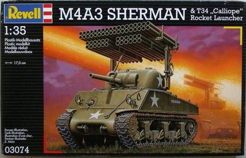 M4A3 + Calliope Rocket Launcher; doboz, matrica nincs