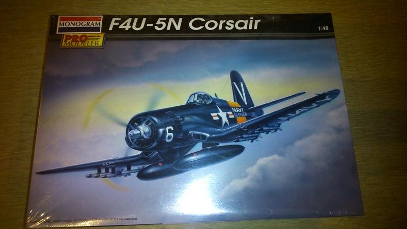 monogram 1:48 f4u-5n corsair 4000