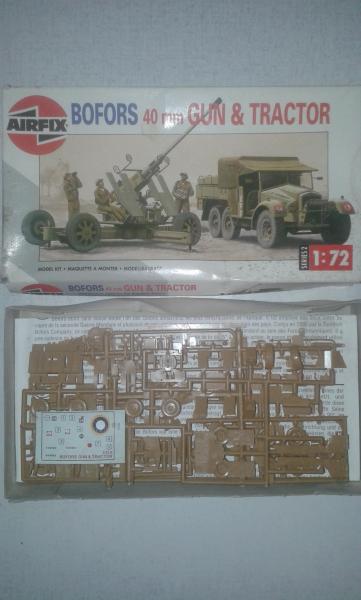 AIRFIX 40gun& tractor 2400ft