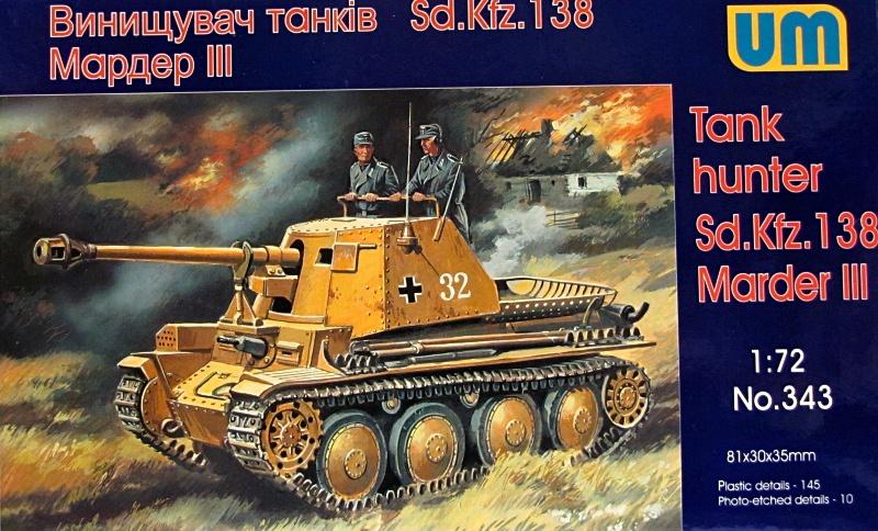 Sd.Kfz.138 Marder III tank hunter; maratással