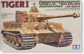 Tamiya késői Tiger 1 tamiya zimmerittel (nem maratott) 11000,- + posta