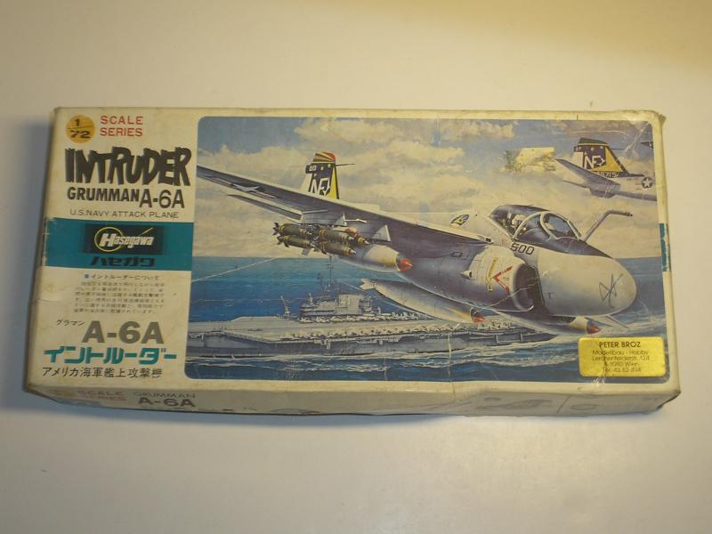 Intruder Grumman A-6A Hasegawa 1/72 : 2000ft

Doboza viseltes,teljesen hiánytalan kit