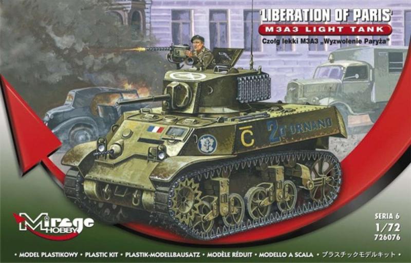 M3A3 US tank Liberation of Paris; maratás