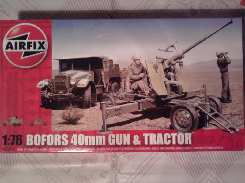 AIRFIX 40gun& tractor 2500ft