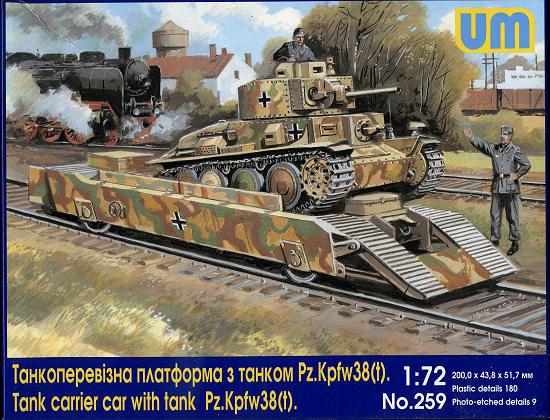 Tank carrier + pz-38t

1:72 4500 Ft benne van a tank is !