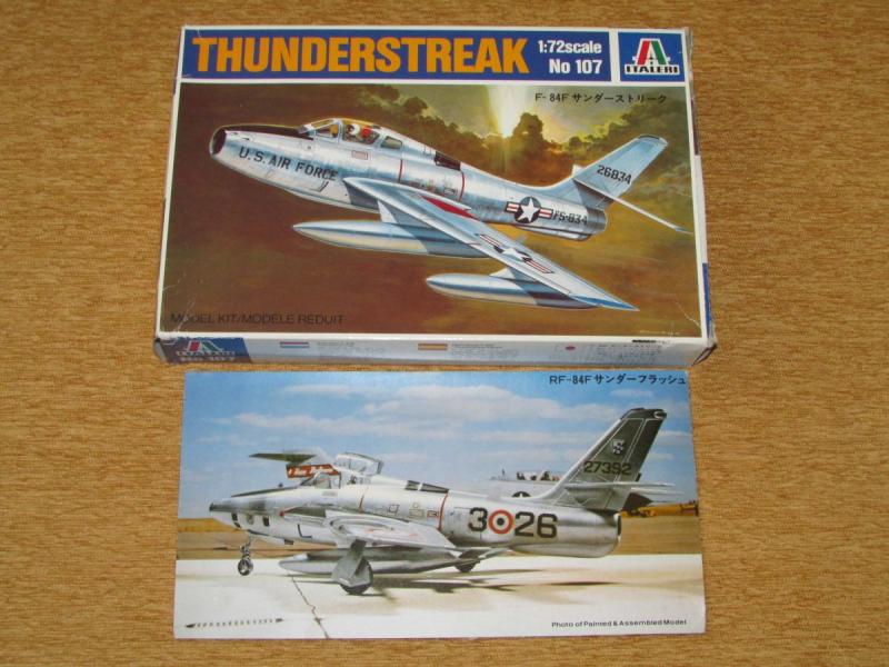 Italeri 1_72 F-84F Thunderstreak + RF-84F Thunderflash makett + Modeldecal RF-84F R.Nor.A.F. matrica

Italeri 1/72 F-84F Thunderstreak + RF-84F Thunderflash + Modeldecal RF-84F R.Nor.A.F. matrica