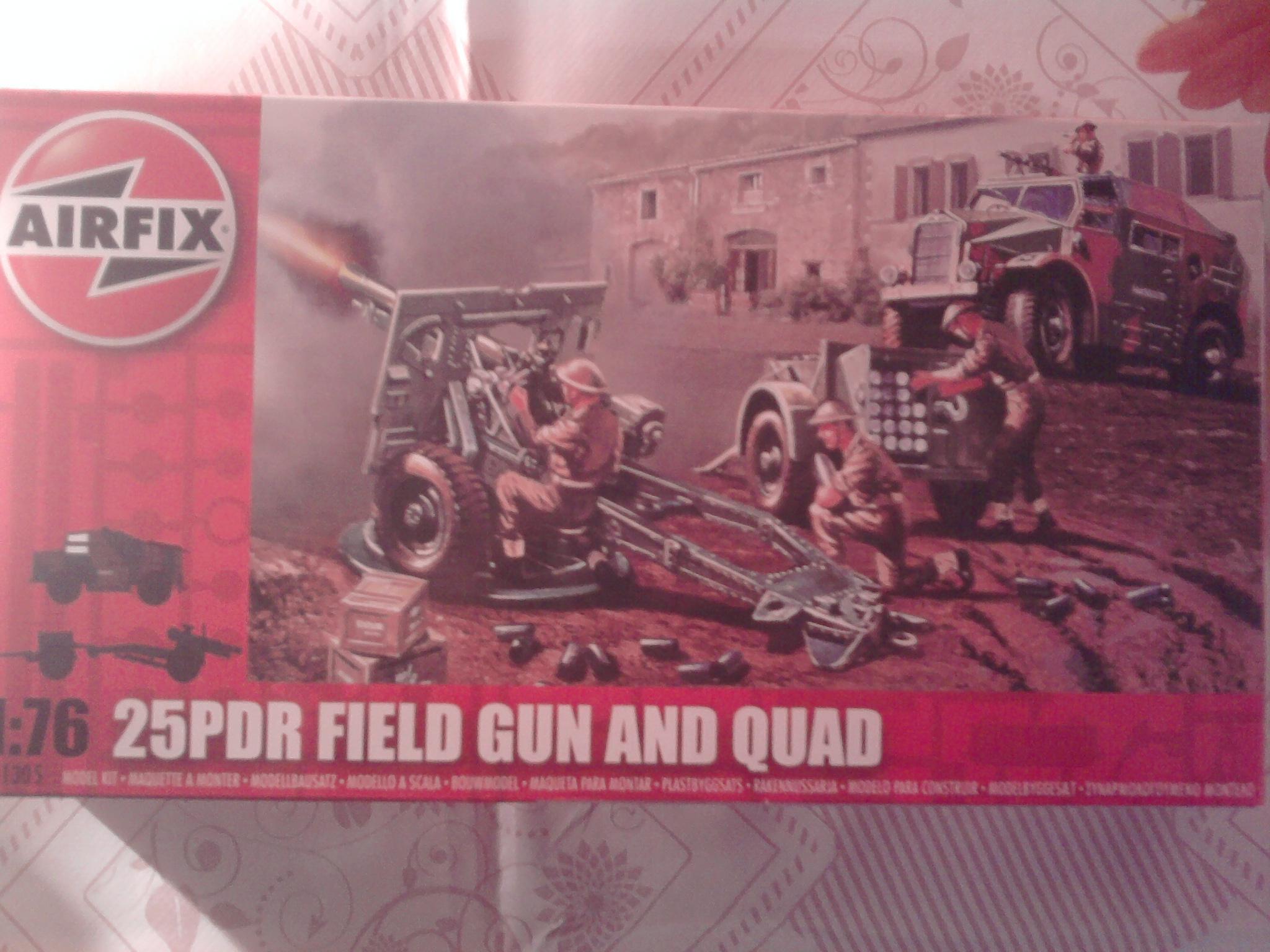 AIRFIX 1:76 25pdr 1900ft