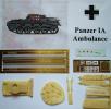 Panzer I Ausf. A Ambulance; gyanta + maratás + maratott lánctalp