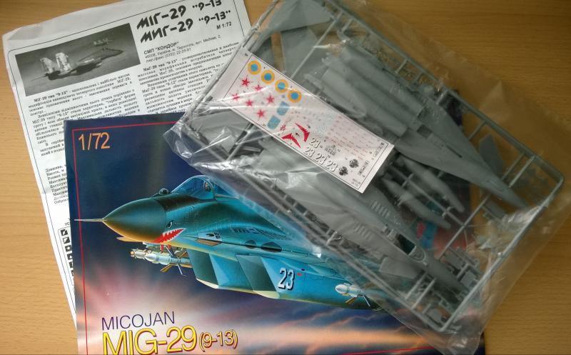 MIG-29, 1/72, Kondor, 3000Ft