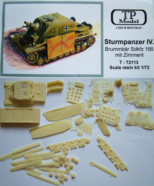 Sturmpanzer IV Brummbar Sd.Kfz.166 w Zimmerit