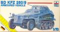 Sd.Kfz. 250 9 Armoured Vehicle; 3 figurával, matrica nincs