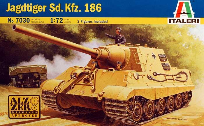 Jagdtiger Sd.Kfz. 186; 3 figurával