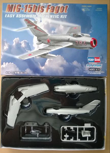 MIG-15 bis, 1/72, Hobby Boss 3000Ft