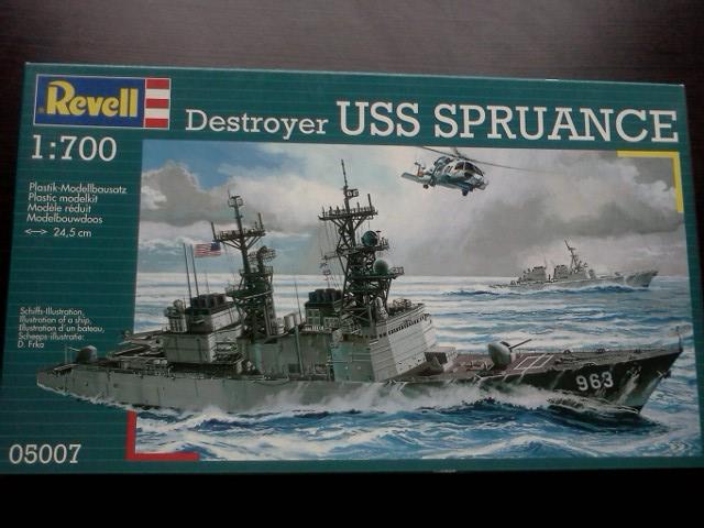 Revell USS Spruance 2.500 Ft