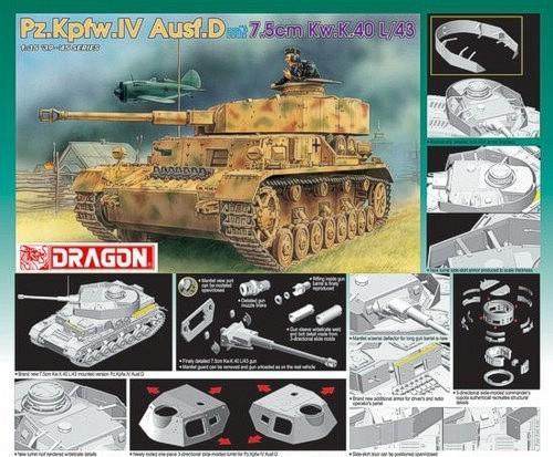 Dragon 6330 Panzer IV ausf D. 1/35 

Magic Track nélkül 

9000 HUF + posta