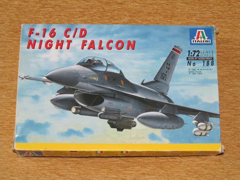 Italeri 1_72 F-16C_D Night Falcon makett