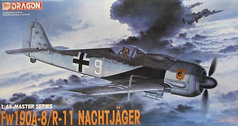 Focke-Wulf Fw190A-8 R-11 Nachtjager; maratás, pilóta figura