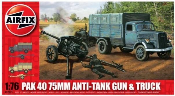 airfix 1:76 pak40 75mm  3000ft