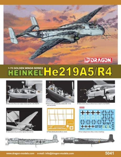 Heinkel He 219 A-5/R4; maratással