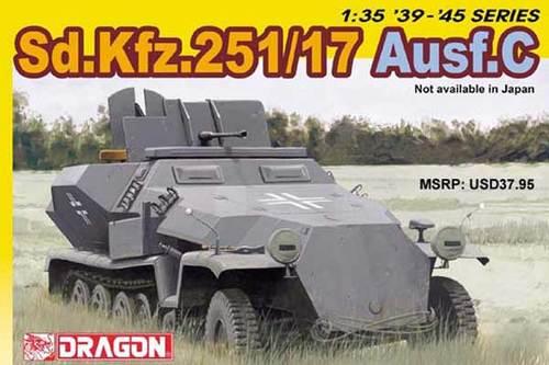 Dragon 6395 sdkfz 251/17 (Kirin gyanta személyzettel) 11500,- + posta