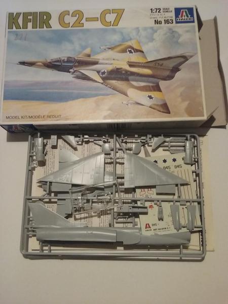 italeri kfir c-2 c-7 1:72 2000ft