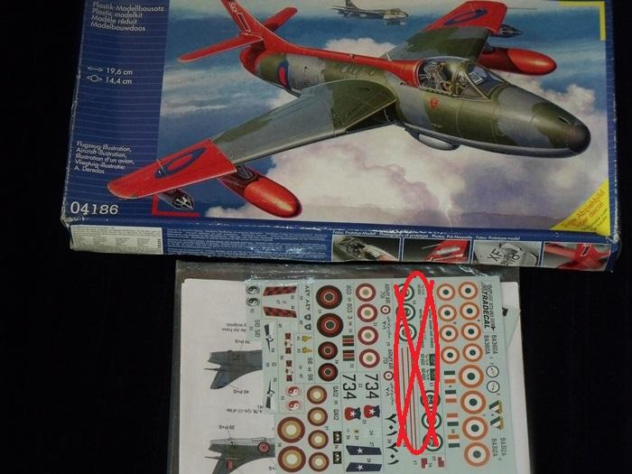 1.72 revell Hunter+ Xtradecals (Indiai, Kuwaiti, Kenyai, Qatari,Chile, Omani, Singapore-i) 5000Ft